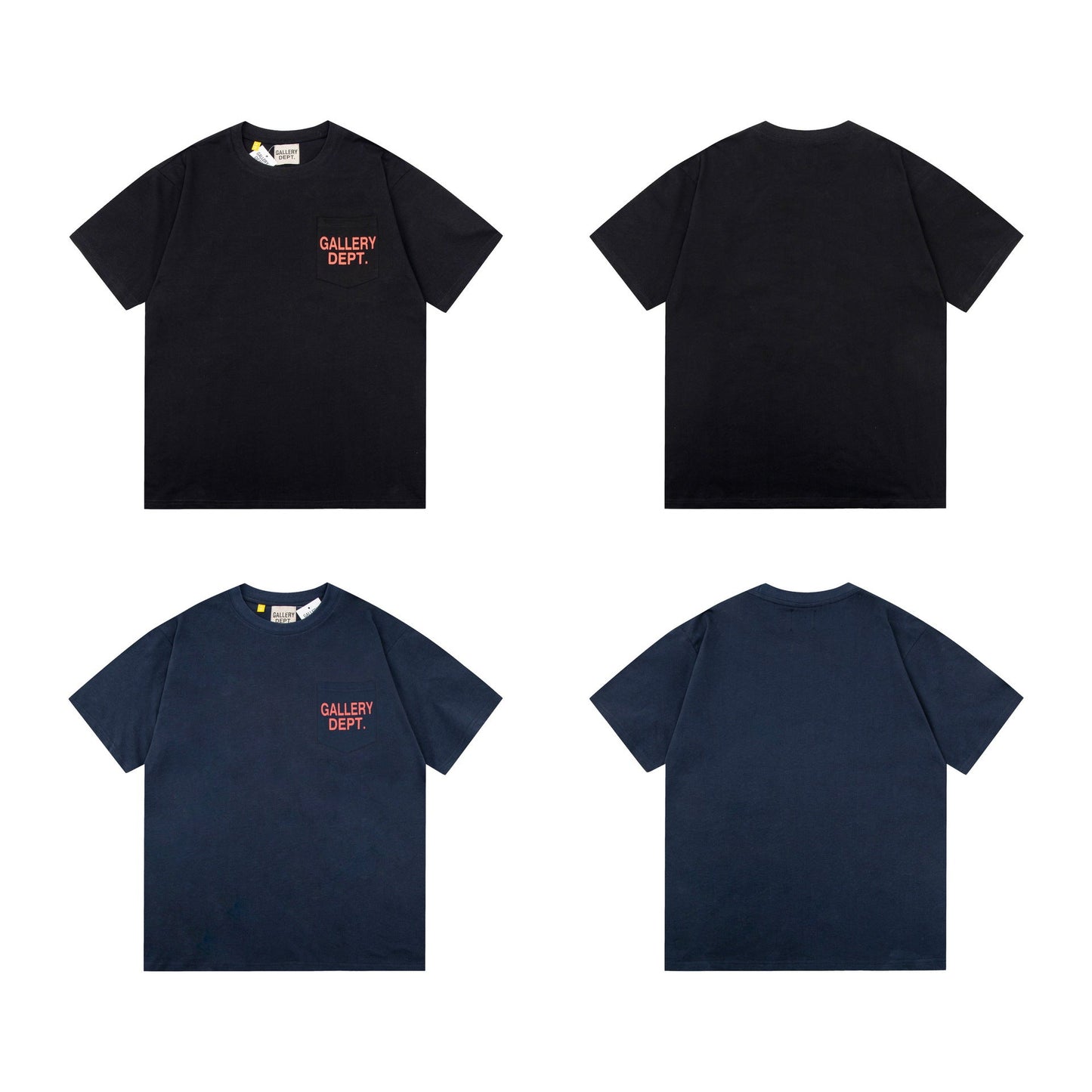 Gallery Dept T-Shirt Ink-splashing Tie-dye Alphabet Short Sleeve T-Shirt