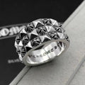 Chrome Heart Ring Vintage Thai Silver