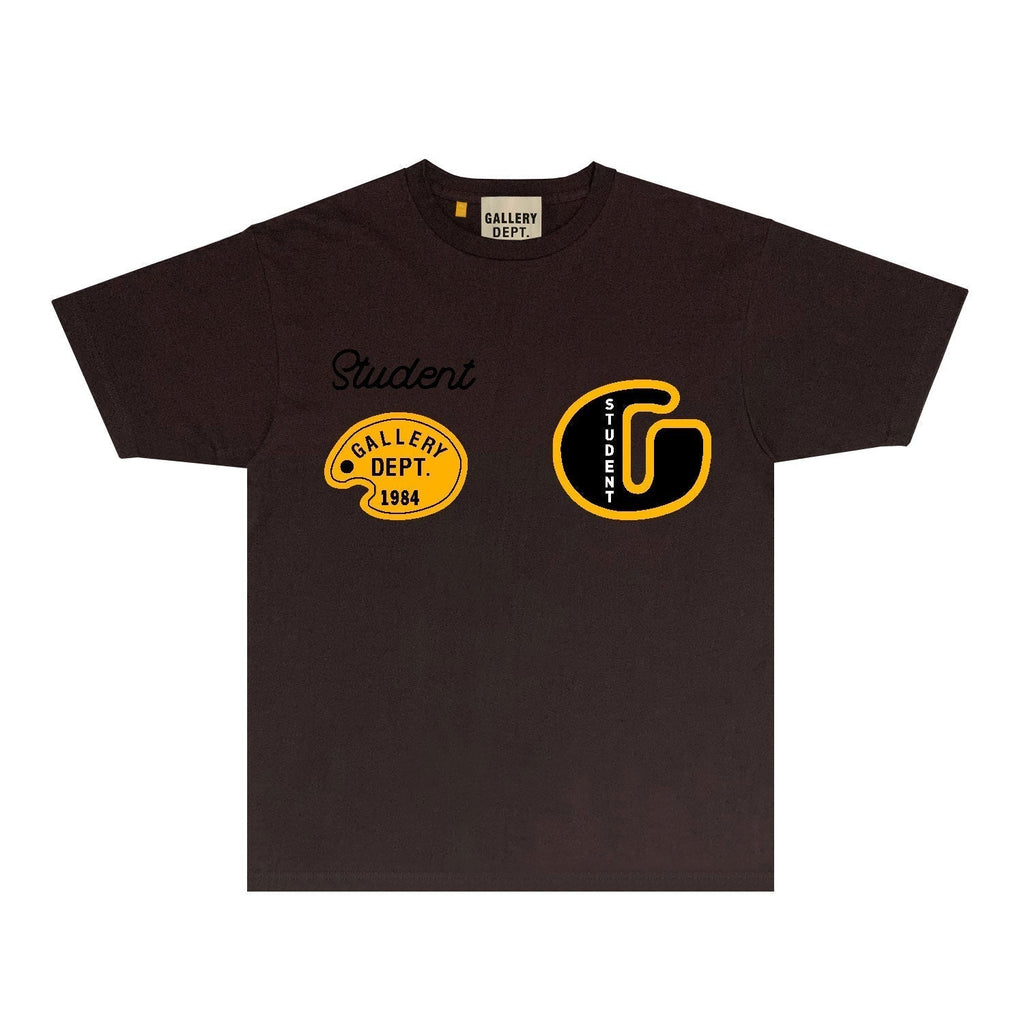 Gallery Dept T Shirt Retro Printed Loose Short-Sleeved Shirt (part2)